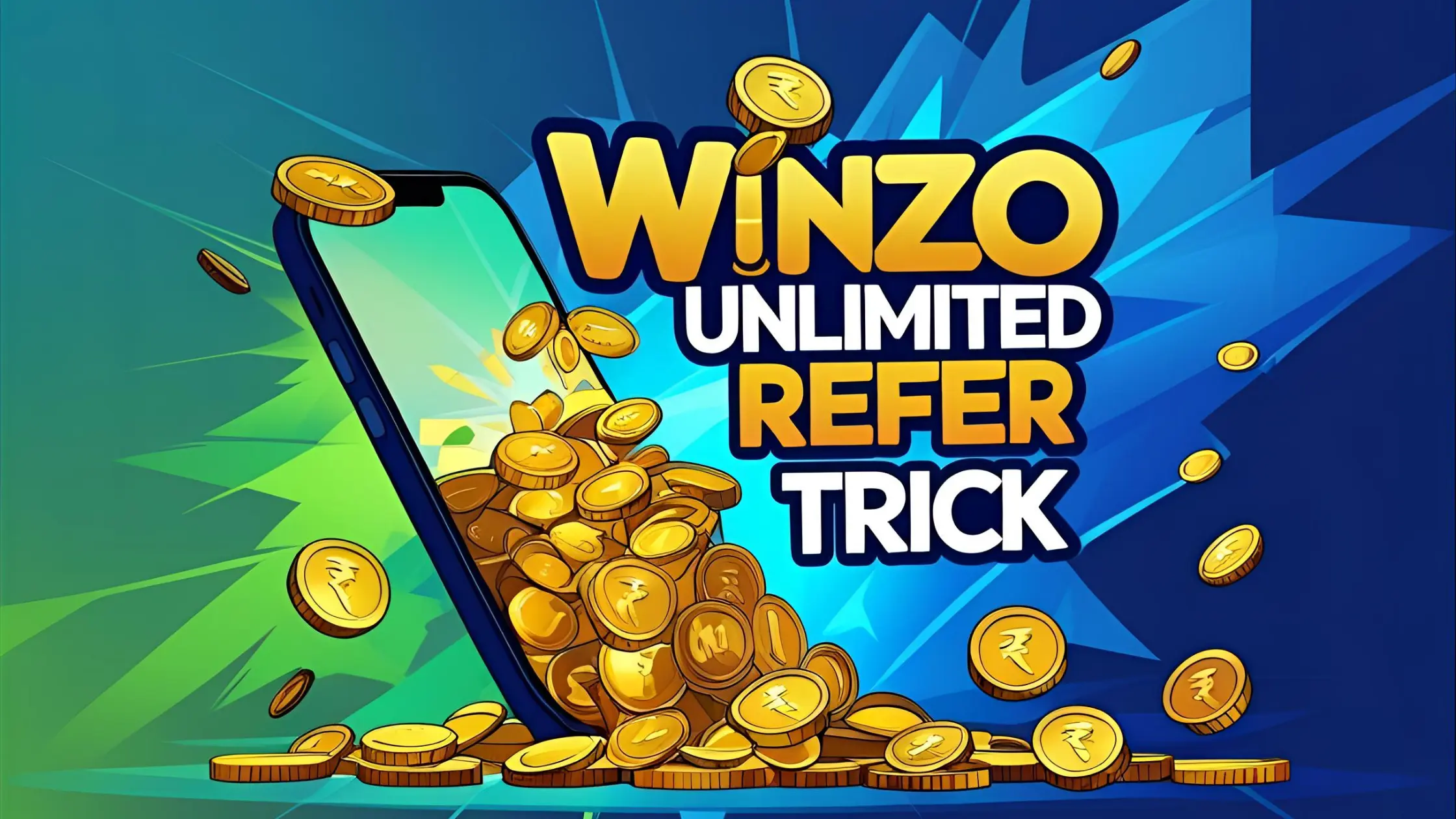 winzo unlimited refer trick